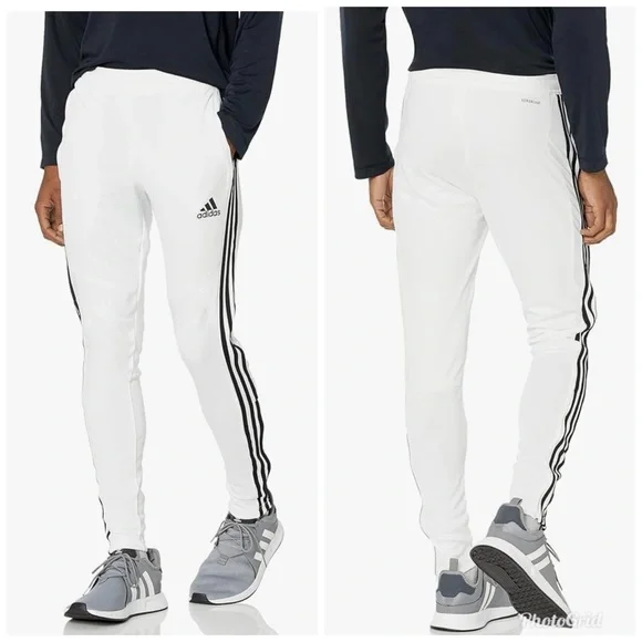 Adidas men’s Tiro 19 soccer pants size XL white/black - Picture 1 of 9